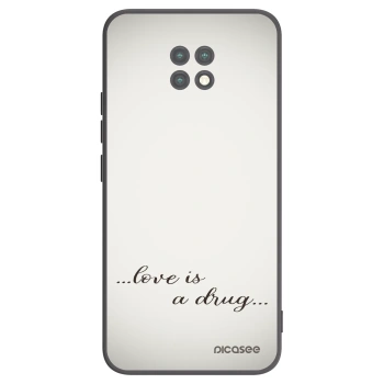 Picasee silikonski črni ovitek za Xiaomi Redmi Note 9T - Love is a drug
