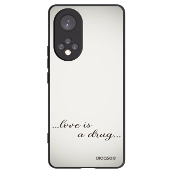 Picasee silikonski črni ovitek za Huawei Nova 9 - Love is a drug