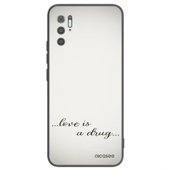 Picasee silikonski črni ovitek za Xiaomi Poco M3 Pro 5G - Love is a drug