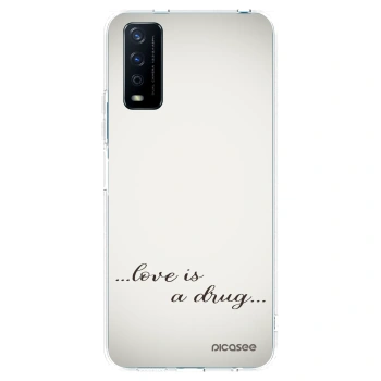 Picasee silikonski prozorni ovitek za Vivo Y11s - Love is a drug