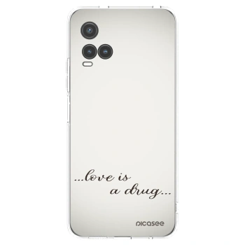 Picasee silikonski prozorni ovitek za Vivo Y33s - Love is a drug