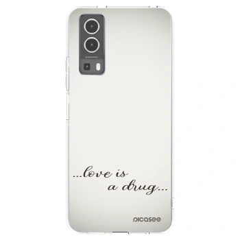 Picasee silikonski prozorni ovitek za Vivo Y72 5G - Love is a drug