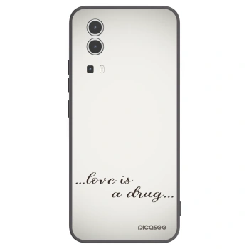 Picasee silikonski črni ovitek za Vivo Y72 5G - Love is a drug