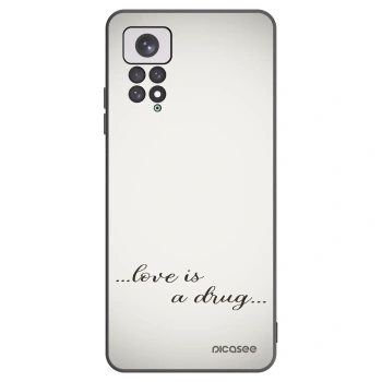Picasee silikonski črni ovitek za Xiaomi Redmi Note 11 - Love is a drug