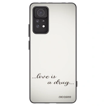 Picasee silikonski črni ovitek za Xiaomi Redmi Note 11 Pro - Love is a drug