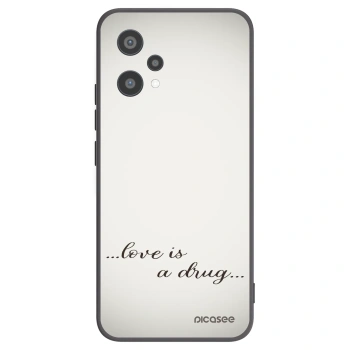 Picasee silikonski črni ovitek za Realme 9 Pro 5G - Love is a drug