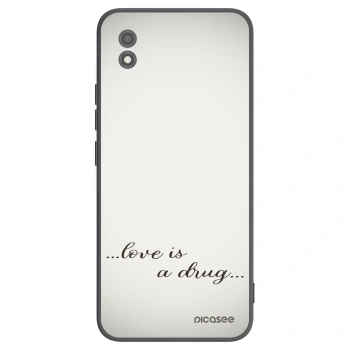 Picasee silikonski črni ovitek za Realme C11 (2021) - Love is a drug
