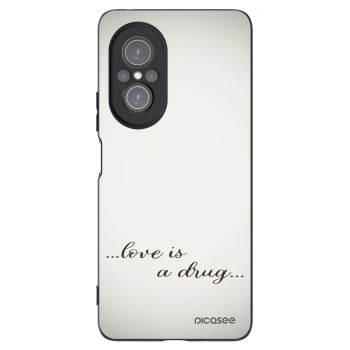 Picasee silikonski črni ovitek za Huawei Nova 9 SE - Love is a drug