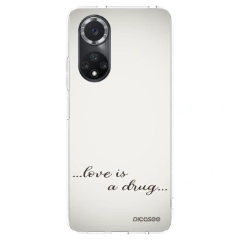 Picasee silikonski prozorni ovitek za Huawei Nova 9 SE - Love is a drug