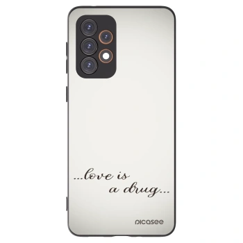 Picasee silikonski črni ovitek za Samsung Galaxy A33 5G A336 - Love is a drug