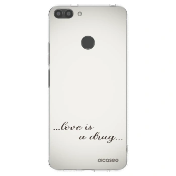 Picasee silikonski prozorni ovitek za Huawei P Smart - Love is a drug