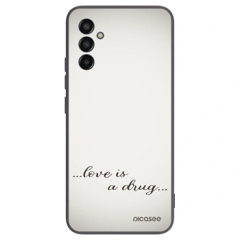 Picasee silikonski črni ovitek za Samsung Galaxy M13 M135F - Love is a drug