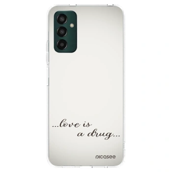 Picasee silikonski prozorni ovitek za Samsung Galaxy M13 M135F - Love is a drug