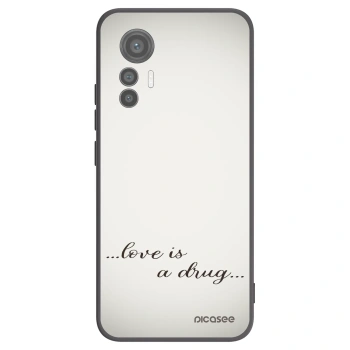 Picasee silikonski črni ovitek za Xiaomi 12 Lite - Love is a drug