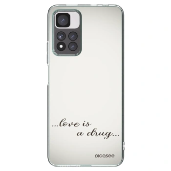 Picasee silikonski prozorni ovitek za Xiaomi Redmi Note 11 Pro+ 5G - Love is a drug