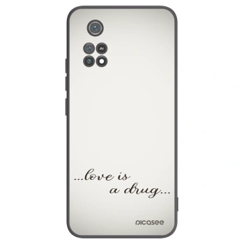 Picasee silikonski črni ovitek za Xiaomi Poco M4 Pro - Love is a drug