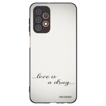Picasee silikonski črni ovitek za Samsung Galaxy A23 A236B 5G - Love is a drug
