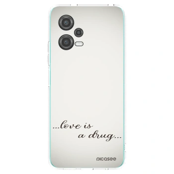 Picasee silikonski prozorni ovitek za Xiaomi Poco X5 - Love is a drug