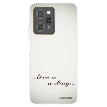 Picasee silikonski prozorni ovitek za Xiaomi Poco X5 Pro - Love is a drug