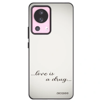 Picasee silikonski črni ovitek za Xiaomi 13 Lite - Love is a drug