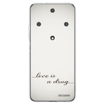 Picasee silikonski prozorni ovitek za Honor Magic5 Lite 5G - Love is a drug