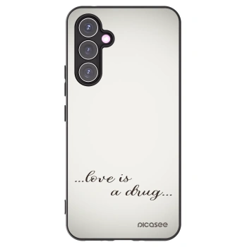 Picasee silikonski črni ovitek za Samsung Galaxy A54 5G A546B - Love is a drug