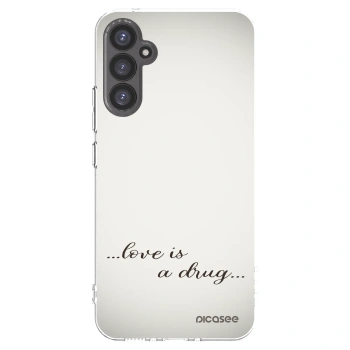 Picasee silikonski prozorni ovitek za Samsung Galaxy A34 5G A346B - Love is a drug