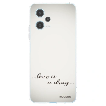 Picasee silikonski prozorni ovitek za Xiaomi Redmi Note 12 5G - Love is a drug