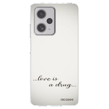 Picasee silikonski prozorni ovitek za Xiaomi Redmi Note 12 Pro+ 5G - Love is a drug