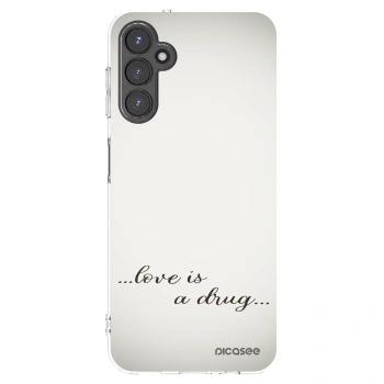 Picasee silikonski prozorni ovitek za Samsung Galaxy A14 5G A146P - Love is a drug