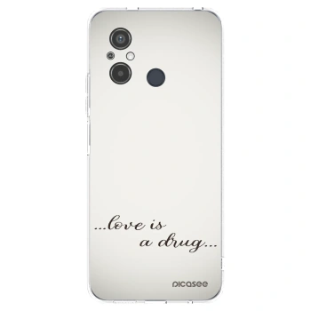 Picasee silikonski prozorni ovitek za Xiaomi Redmi 12C - Love is a drug