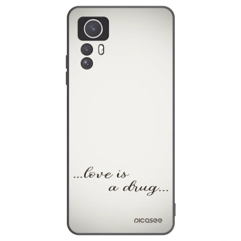 Picasee silikonski črni ovitek za Xiaomi Redmi Note 12S - Love is a drug