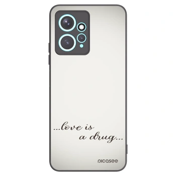 Picasee silikonski črni ovitek za Xiaomi Redmi Note 12 4G - Love is a drug