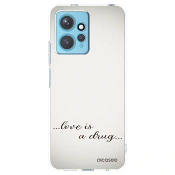 Picasee silikonski prozorni ovitek za Xiaomi Redmi Note 12 4G - Love is a drug