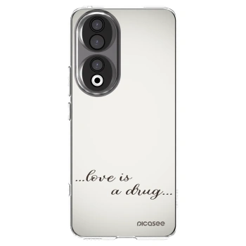 Picasee silikonski prozorni ovitek za Honor 90 5G - Love is a drug