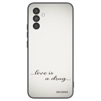 Picasee silikonski črni ovitek za Samsung Galaxy A04s A047F - Love is a drug