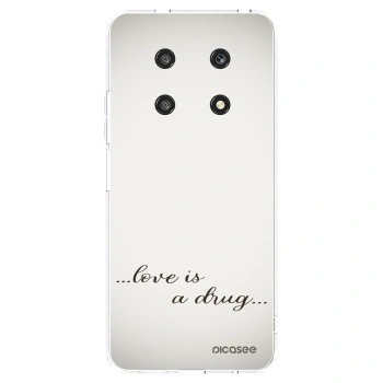 Picasee silikonski prozorni ovitek za Honor Magic4 Lite 5G - Love is a drug