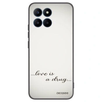 Picasee silikonski črni ovitek za Honor 70 Lite - Love is a drug
