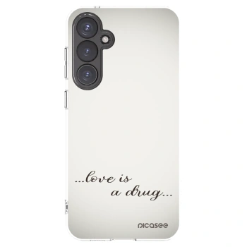 Picasee silikonski prozorni ovitek za Samsung Galaxy S23 FE S711B - Love is a drug