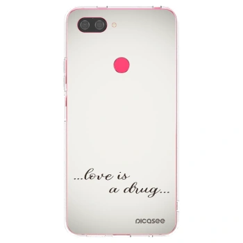 Picasee silikonski prozorni ovitek za Xiaomi Mi 8 Lite - Love is a drug