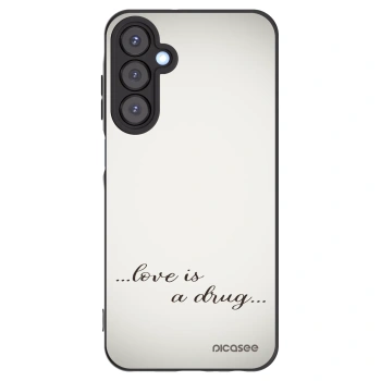 Picasee silikonski črni ovitek za Samsung Galaxy A25 A256B 5G - Love is a drug