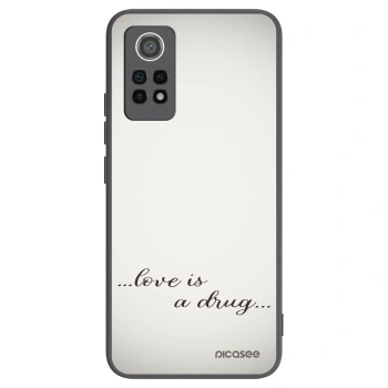 Picasee silikonski črni ovitek za Xiaomi Redmi Note 12 Pro 4G - Love is a drug