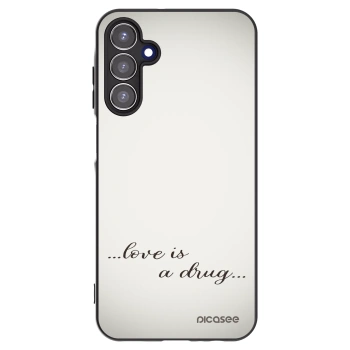 Picasee silikonski črni ovitek za Samsung Galaxy A15 A156B 5G - Love is a drug