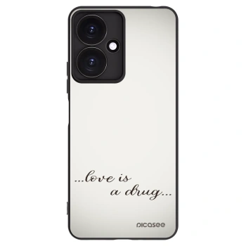 Picasee silikonski črni ovitek za Xiaomi Redmi 13C 5G - Love is a drug