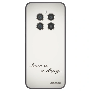Picasee silikonski črni ovitek za Realme 12 Pro 5G - Love is a drug