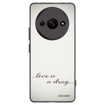 Picasee silikonski črni ovitek za Xiaomi Redmi A3 - Love is a drug