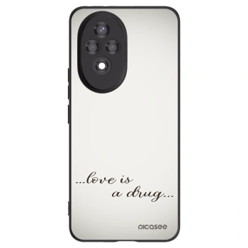 Picasee silikonski črni ovitek za Honor 200 5G - Love is a drug
