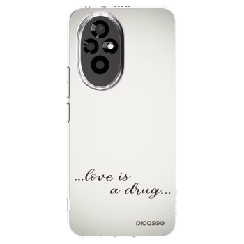 Picasee silikonski prozorni ovitek za Honor 200 5G - Love is a drug