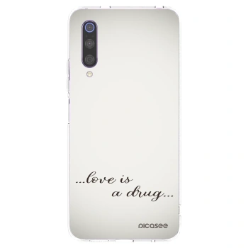 Picasee silikonski prozorni ovitek za Xiaomi Mi 9 - Love is a drug