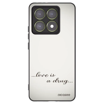 Picasee silikonski črni ovitek za Xiaomi 14T - Love is a drug